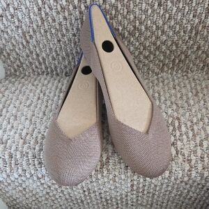 Rothy's Brown Women's Flats with Blue Accents